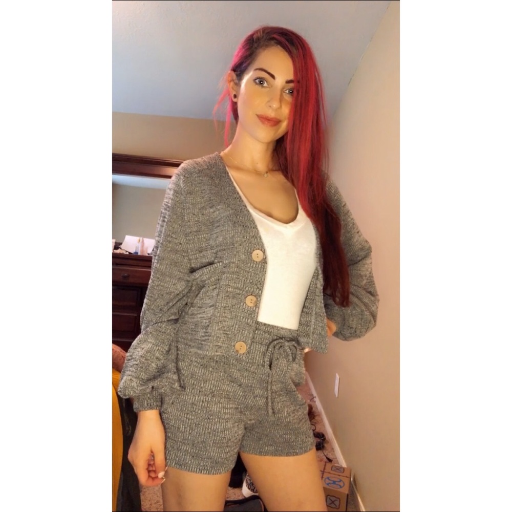 Two piece gray set